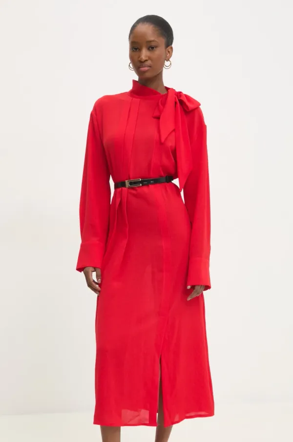 Answear Lab Obleka Answear Lab rdeča barva