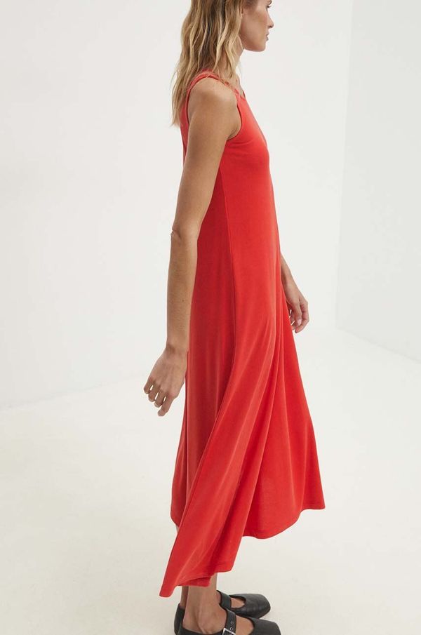 Answear Lab Obleka Answear Lab rdeča barva