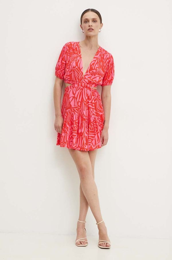 Answear Lab Obleka Answear Lab rdeča barva