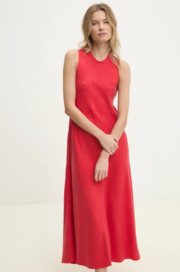 Answear Lab Obleka Answear Lab rdeča barva