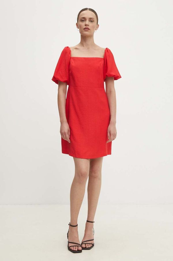 Answear Lab Obleka Answear Lab rdeča barva