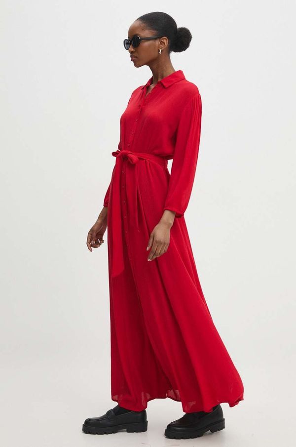 Answear Lab Obleka Answear Lab rdeča barva
