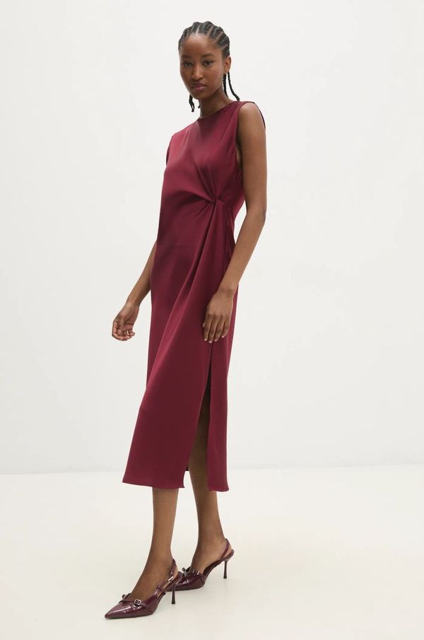 Answear Lab Obleka Answear Lab rdeča barva