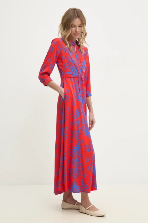 Answear Lab Obleka Answear Lab rdeča barva