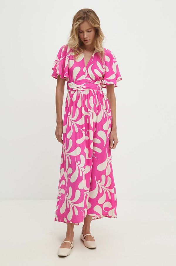 Answear Lab Obleka Answear Lab roza barva