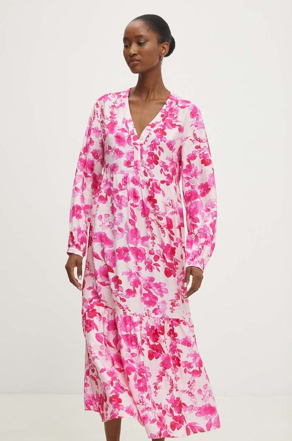 Answear Lab Obleka Answear Lab roza barva