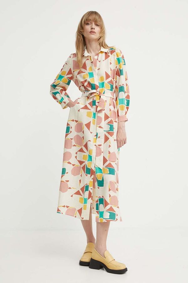 BA&SH Obleka BA&SH ARA bež barva, 1E24ARA