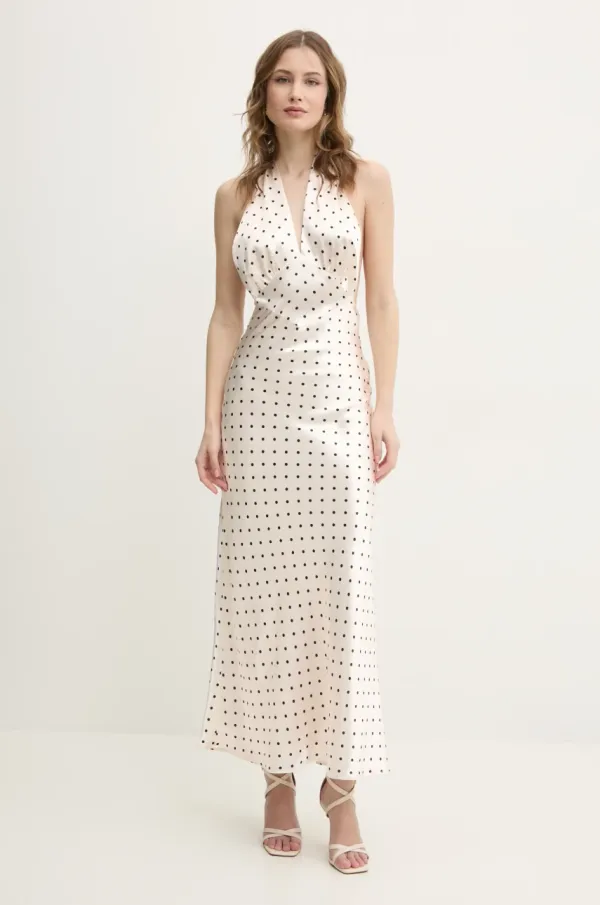 Bardot Obleka Bardot bež barva, 59317DB1