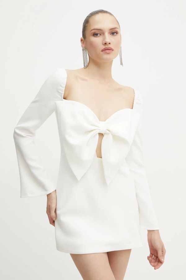 Bardot Obleka Bardot bež barva, 59697DB