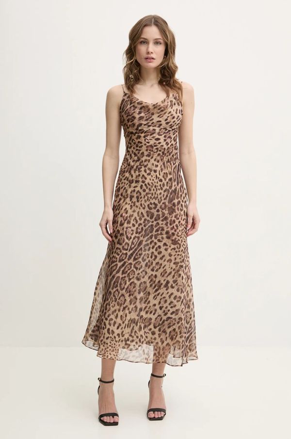 Bardot Obleka Bardot bež barva, 59709DB