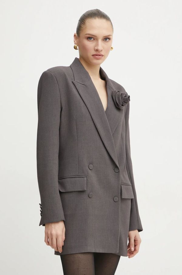 Bardot Obleka Bardot siva barva, 59055DB1