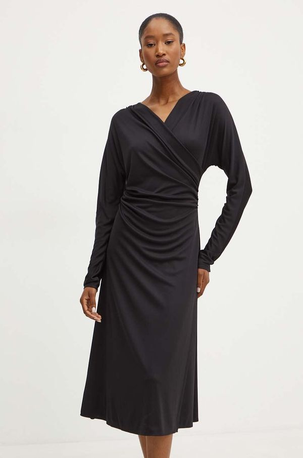 BOSS Obleka BOSS črna barva, 50523130