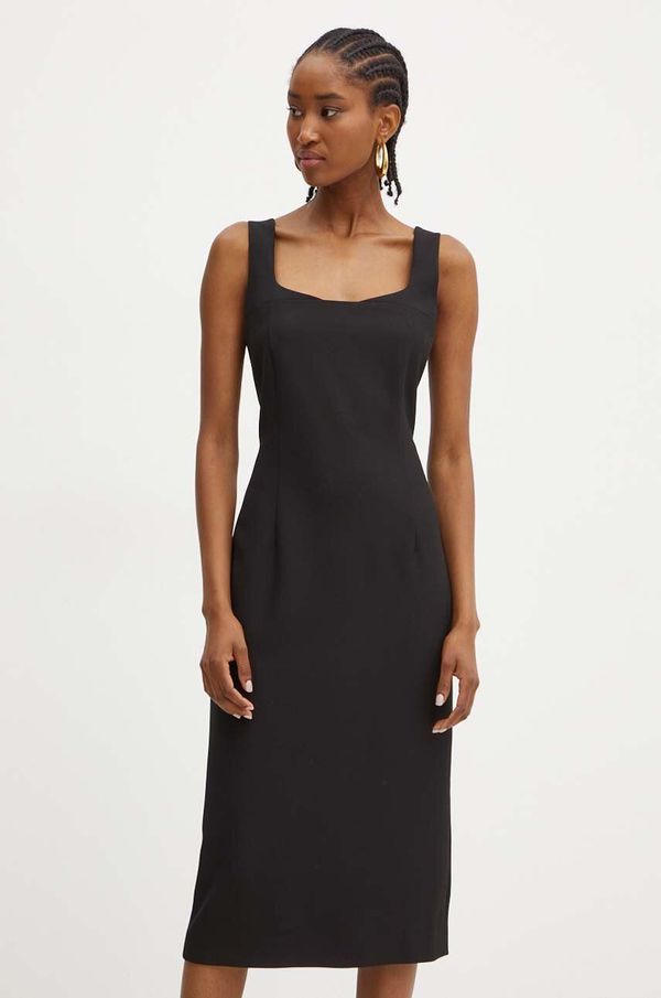 BOSS Obleka BOSS črna barva, 50524081