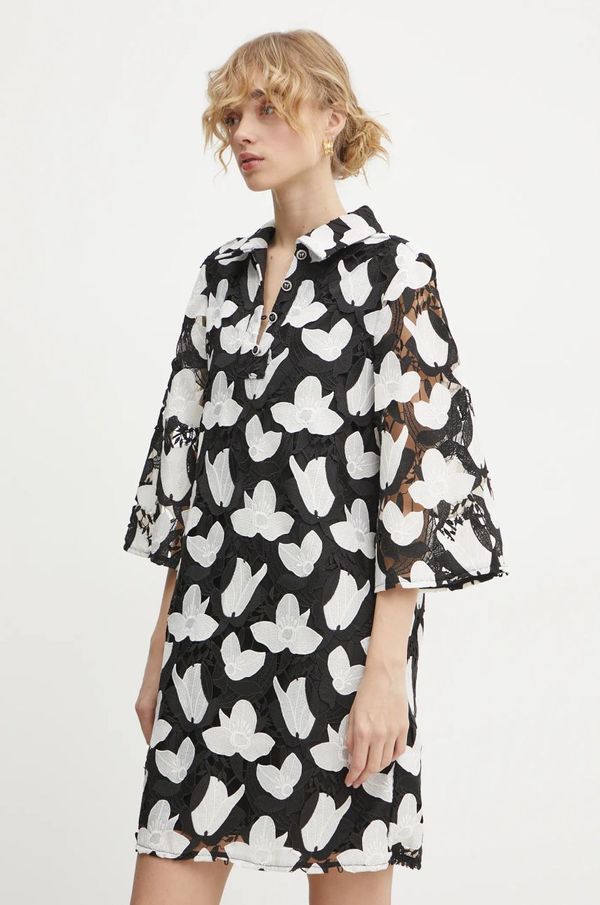 Bruuns Bazaar Obleka Bruuns Bazaar črna barva, BBW4249