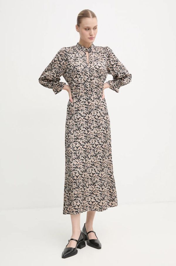 Bruuns Bazaar Obleka Bruuns Bazaar črna barva, BBW4310