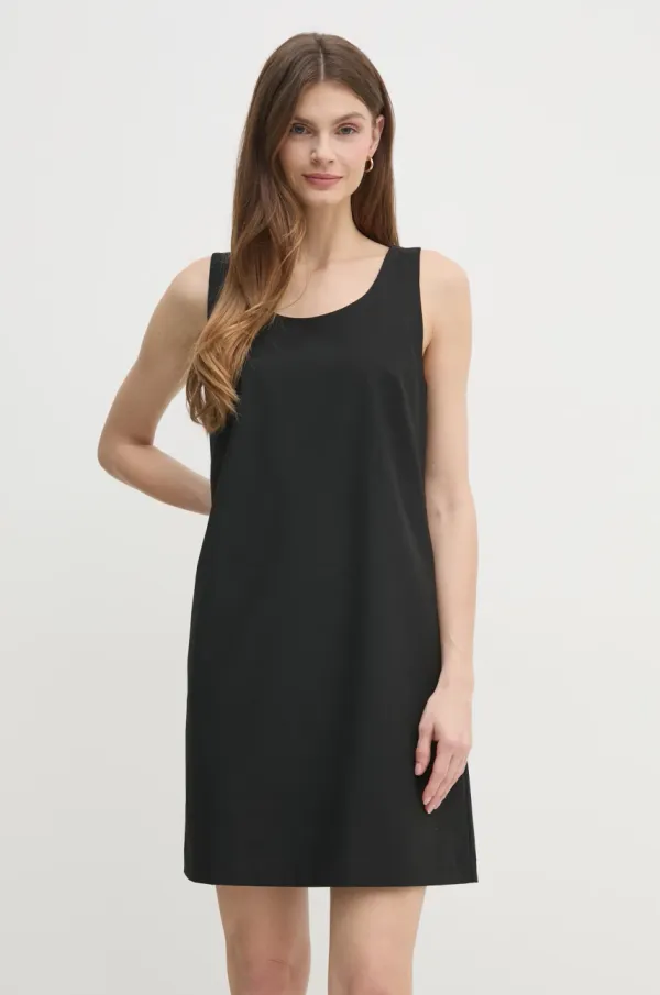 Calvin Klein Obleka Calvin Klein črna barva, LV044B010G