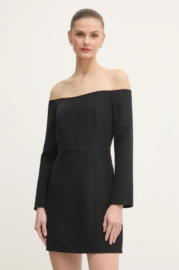 Calvin Klein Jeans Obleka Calvin Klein Jeans črna barva, J20J225020