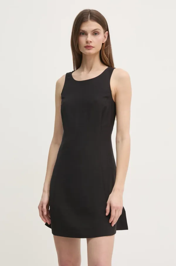 Calvin Klein Jeans Obleka Calvin Klein Jeans črna barva, J20J225268