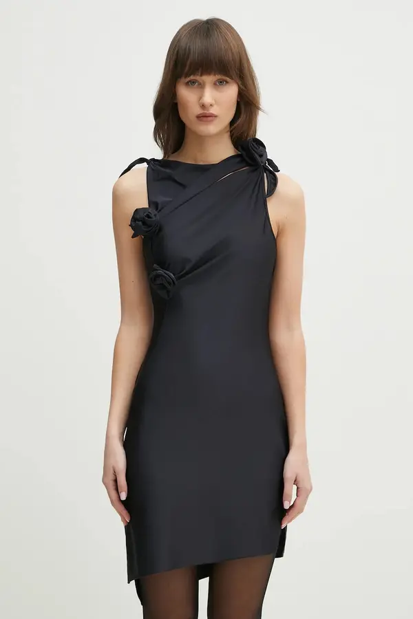 coperni Obleka Coperni Asymmetric Flower
