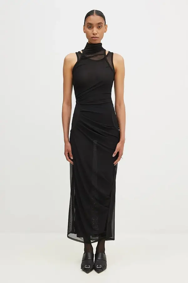 coperni Obleka Coperni Mesh Dress