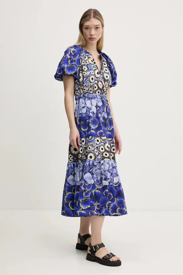 Desigual Obleka Desigual CELLS LONG_LACROIX