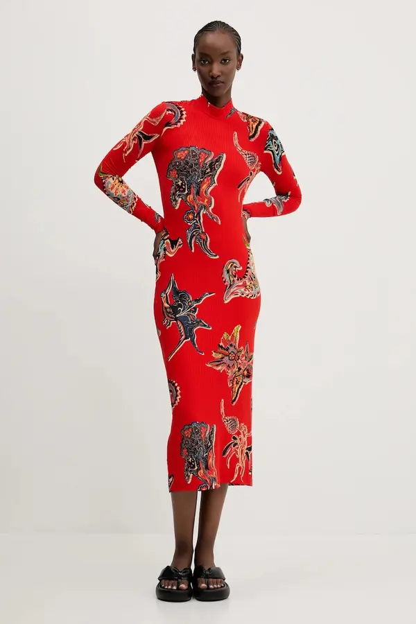 Desigual Obleka Desigual MELTED PAISLEYS_LACROI