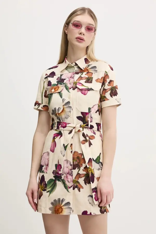 Desigual Obleka Desigual MONICAWHITE