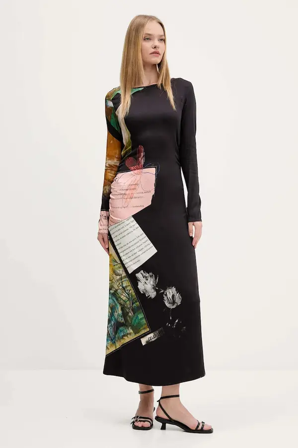 Desigual Obleka Desigual PATCH FIONA