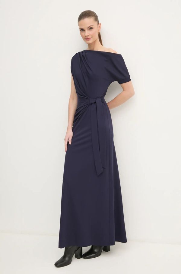 DIANE VON FURSTENBERG Obleka DIANE VON FURSTENBERG mornarsko modra barva, DVFDS4S009