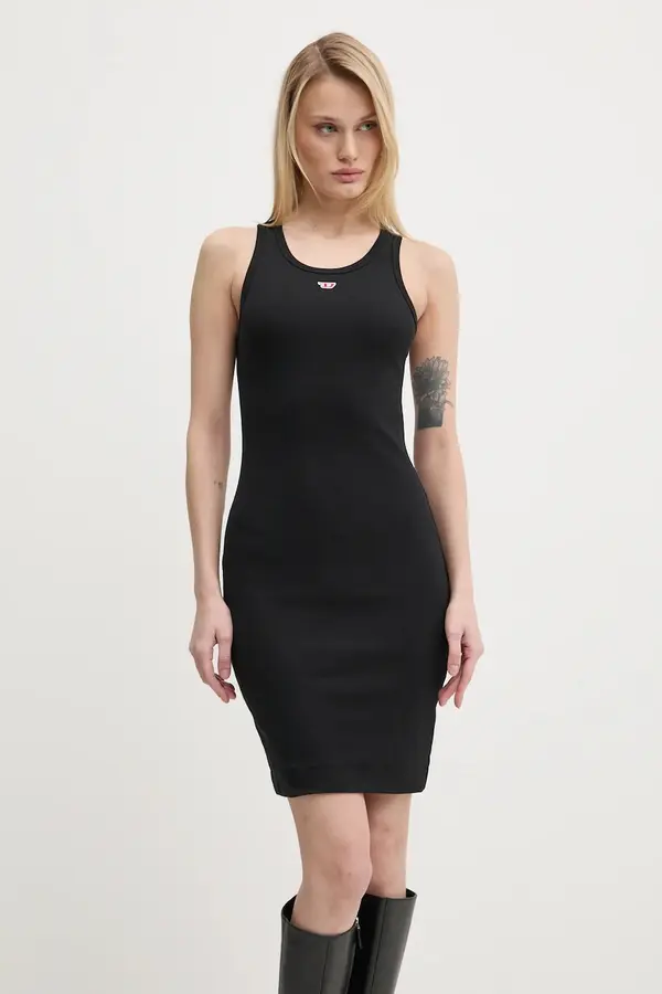 Diesel Obleka Diesel D-TANK-LONG-D DRESS