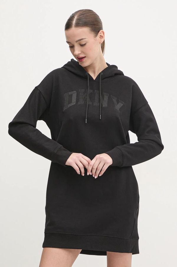 DKNY Obleka Dkny črna barva, DP5D4885