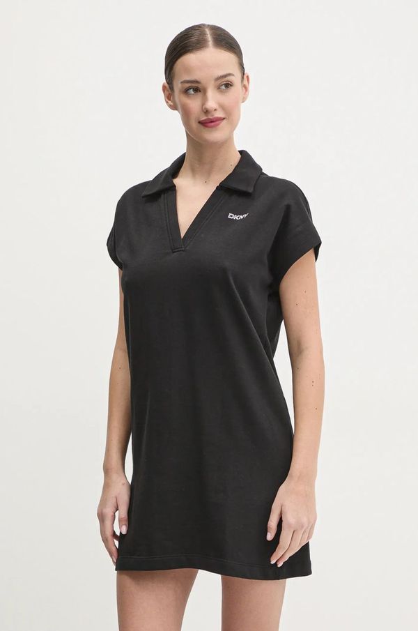 DKNY Obleka Dkny črna barva, DP5D4890