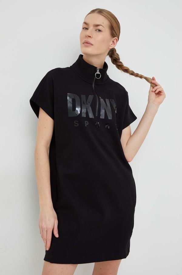 DKNY Obleka Dkny črna barva