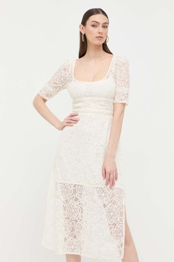 For Love & Lemons Obleka For Love & Lemons bež barva