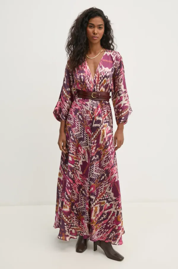 Hoss Intropia Obleka Hoss Intropia vijolična barva, 8228032