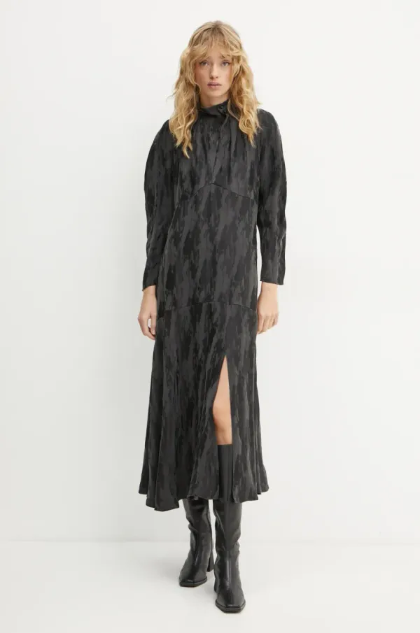 IRO Obleka IRO črna barva, WM33TAVINA