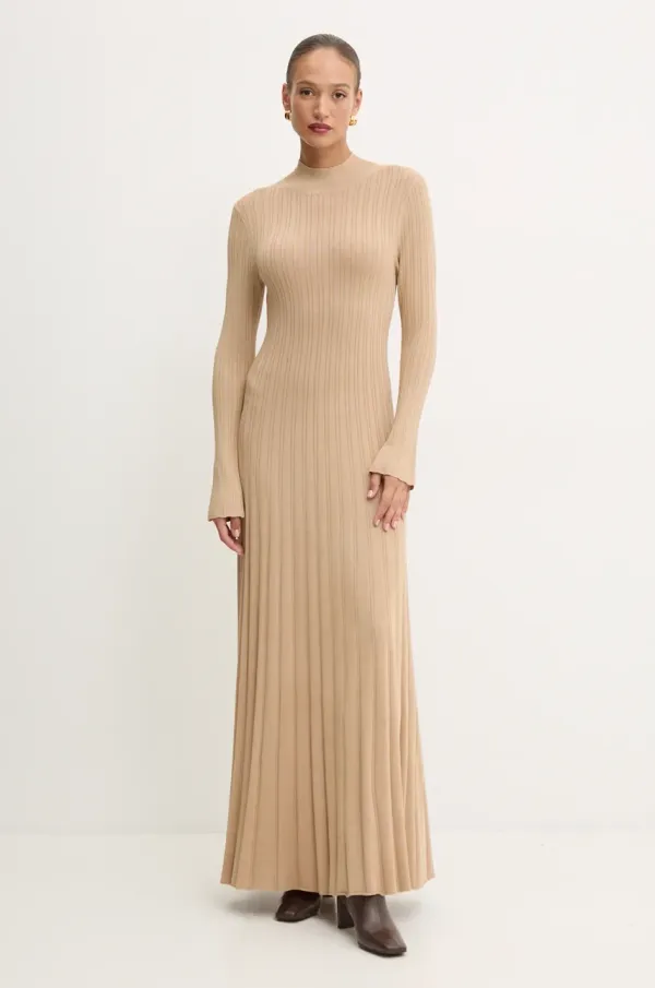 Ivy Oak Obleka Ivy Oak bež barva, IO113144