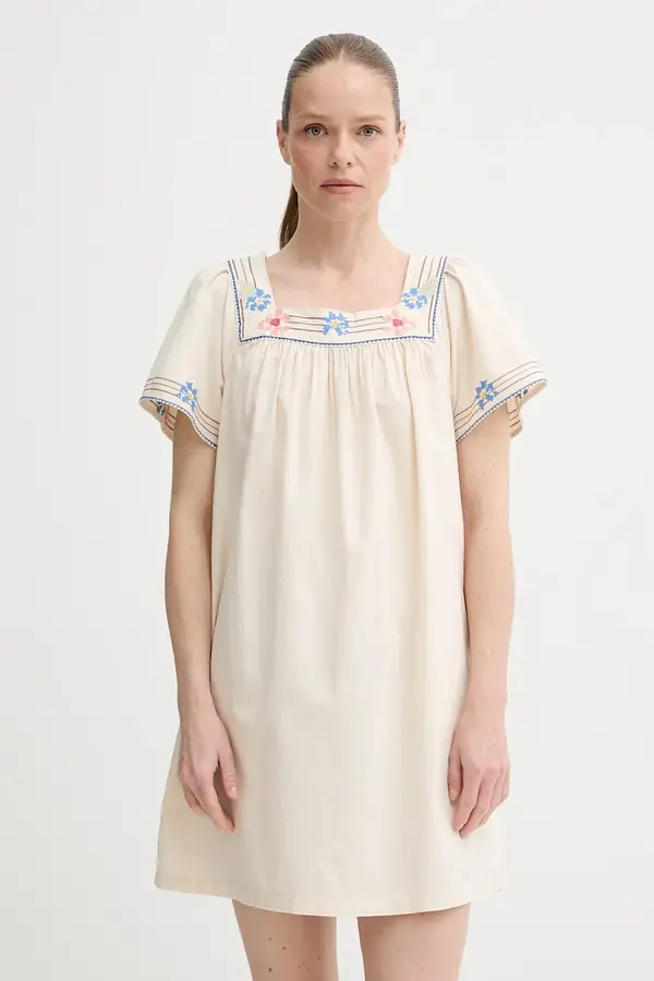 Levi's Obleka iz mešanice lana Levi's AMBRE BABYDOLL DRESS