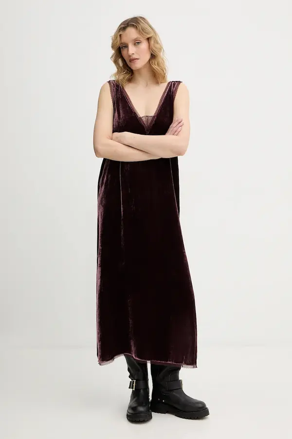 Zadig&Voltaire Obleka iz velurja ZADIG&VOLTAIRE