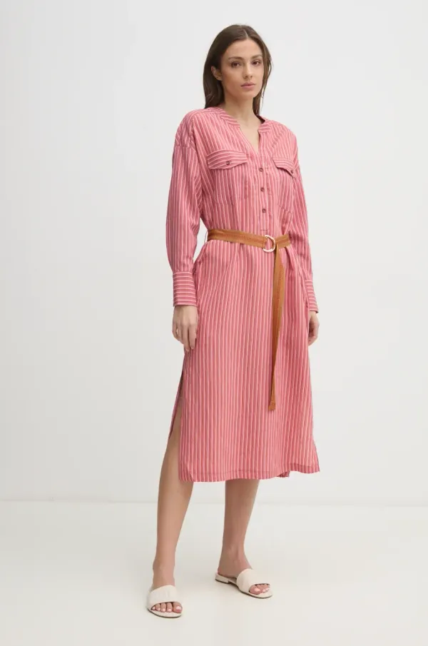 La Petite Française Obleka La Petite Française REDA roza barva, REDA