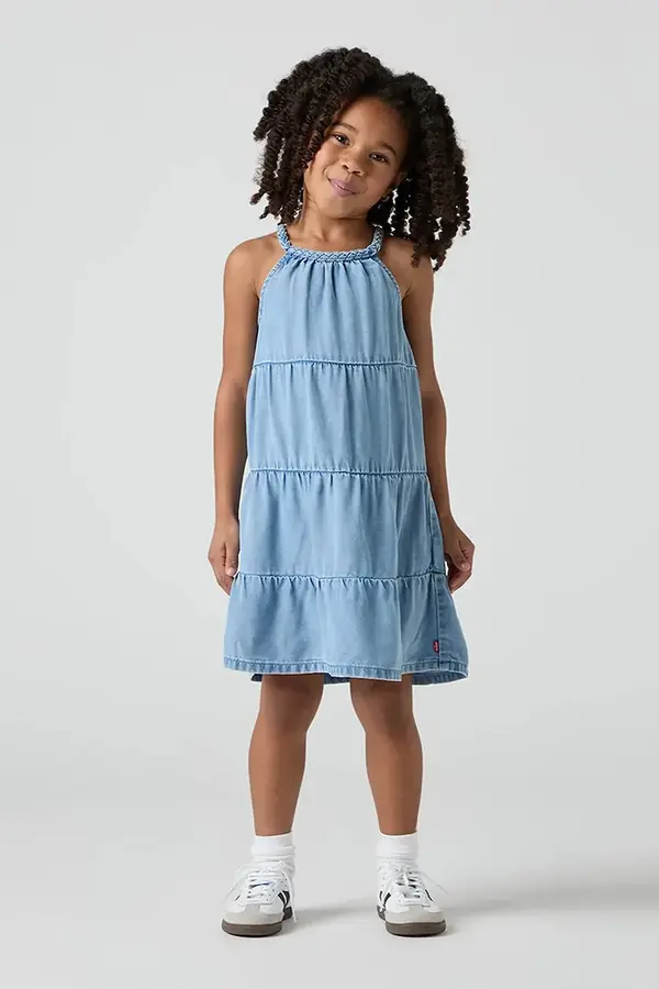 Levi's Obleka Levi's HALTER TIERED DRESS