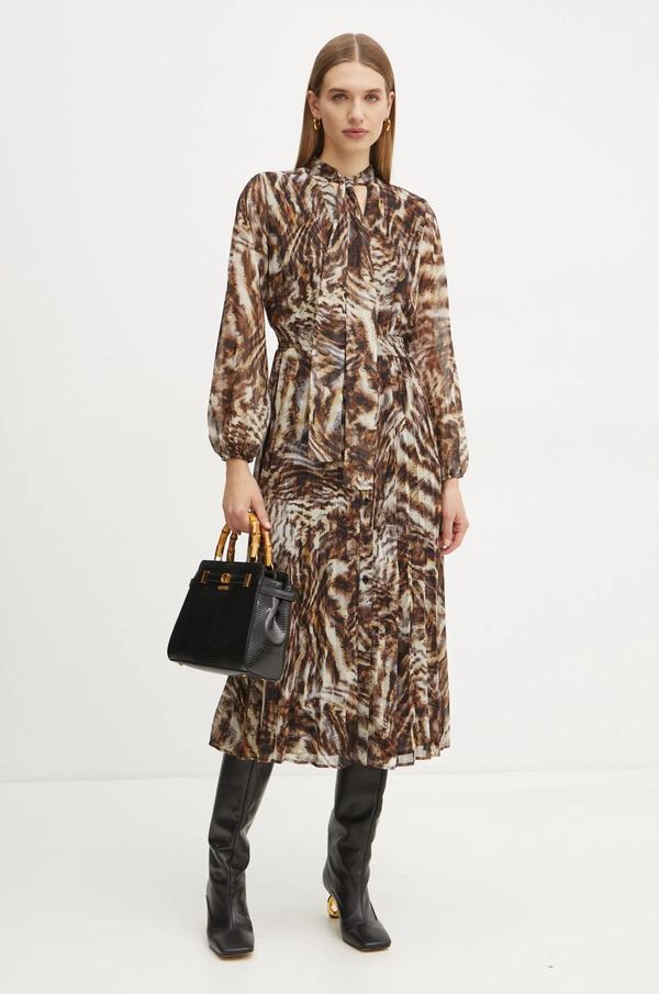 Liu Jo Obleka Liu Jo rjava barva, WF4373 T4184