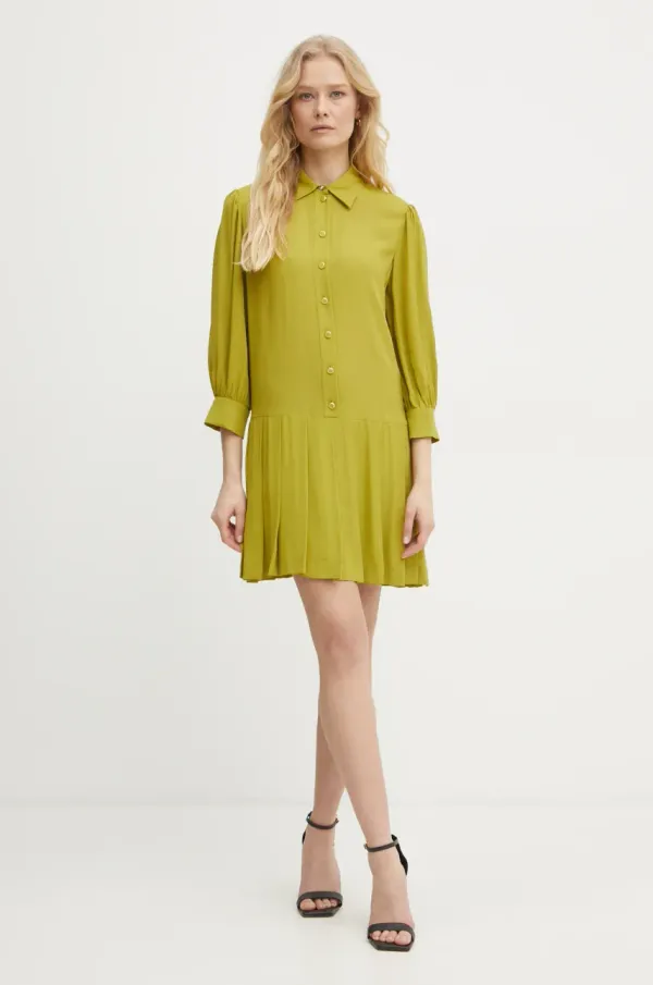 Liu Jo Obleka Liu Jo zelena barva, WA5013.T2578