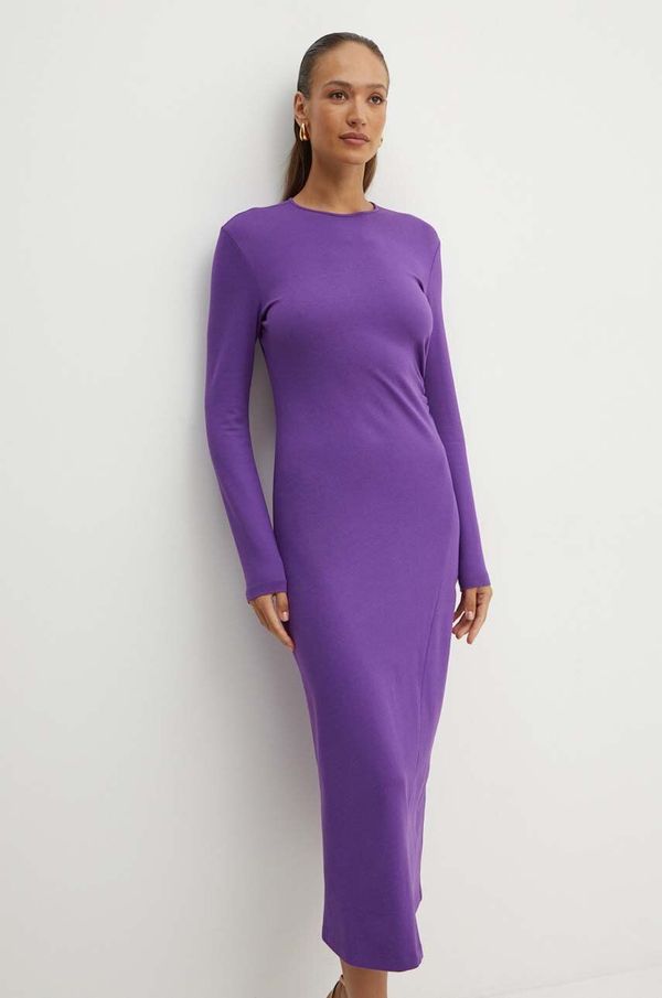 Liviana Conti Obleka Liviana Conti vijolična barva, F4WI22
