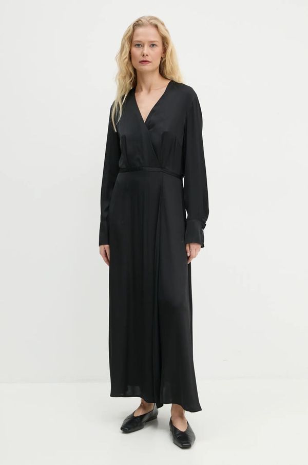 Marc O'Polo Obleka Marc O'Polo črna barva, 410109721521