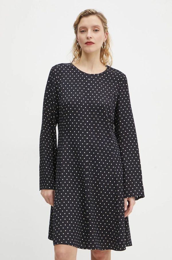 Marc O'Polo Obleka Marc O'Polo črna barva, 500120821315