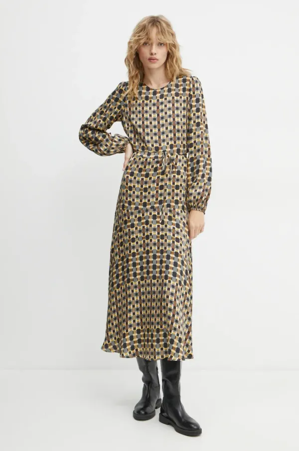 Marc O'Polo Obleka Marc O'Polo siva barva, 500082521037