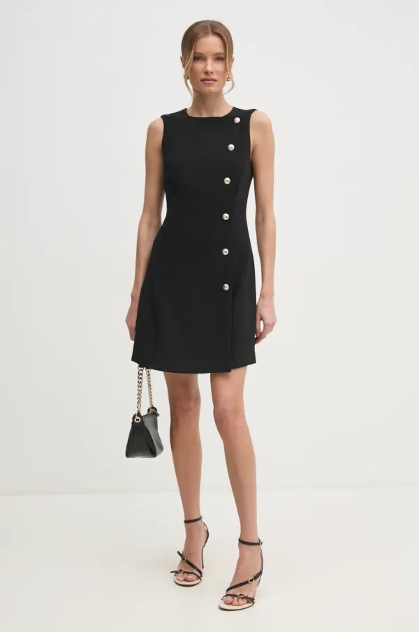 Marciano Guess Obleka Marciano Guess BECKY črna barva, 5RGK09 7115A