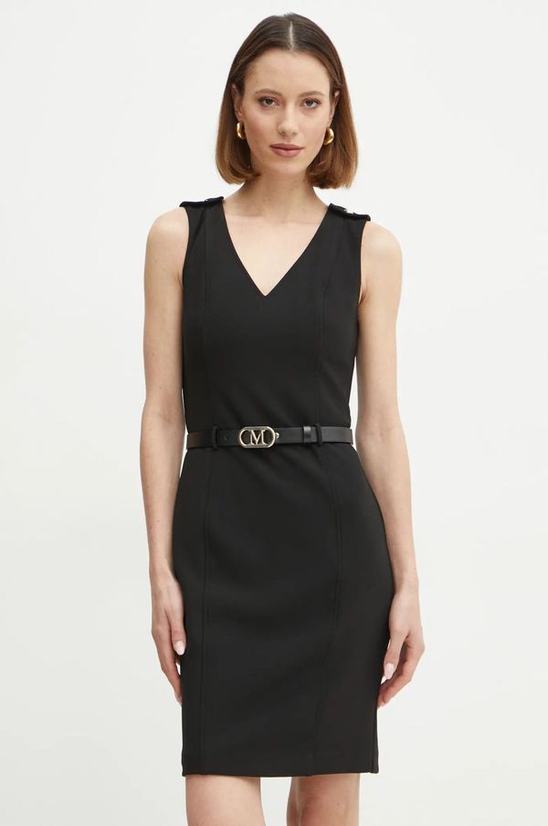 Marciano Guess Obleka Marciano Guess MASHA črna barva, 5RGK10 6302A