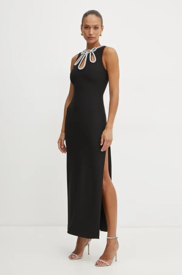 Marciano Guess Obleka Marciano Guess SERAFINA črna barva, 5RGK45 6869Z